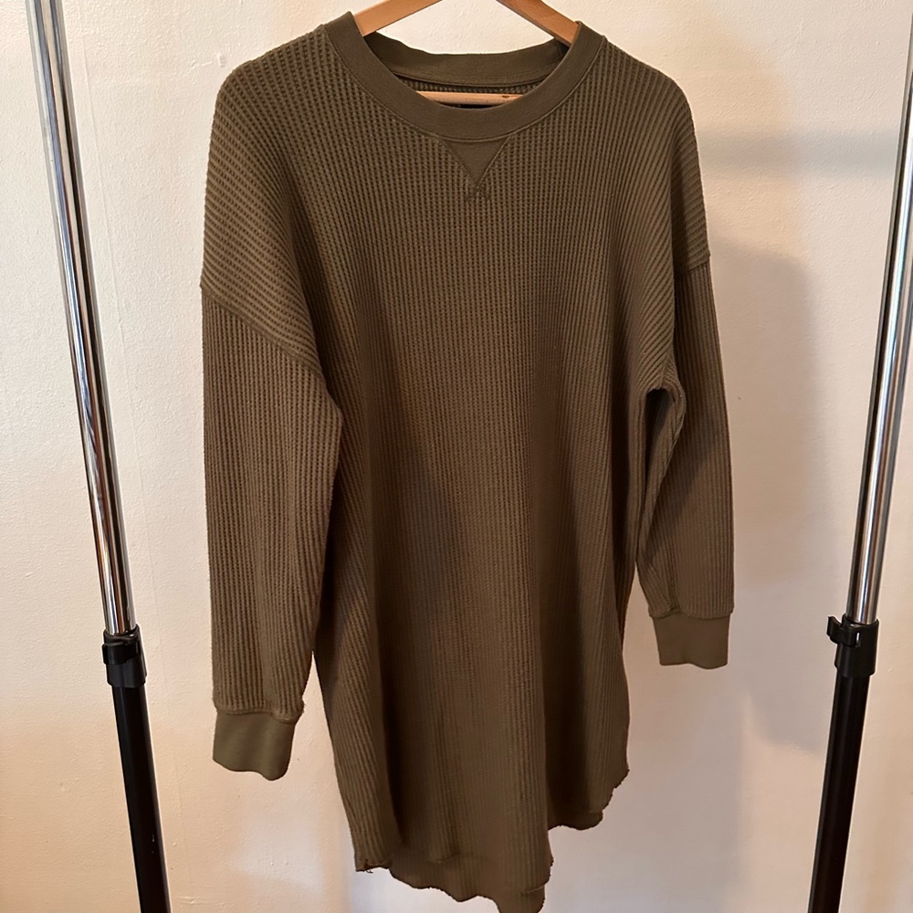 GAP Olive Knit Sweater Dress